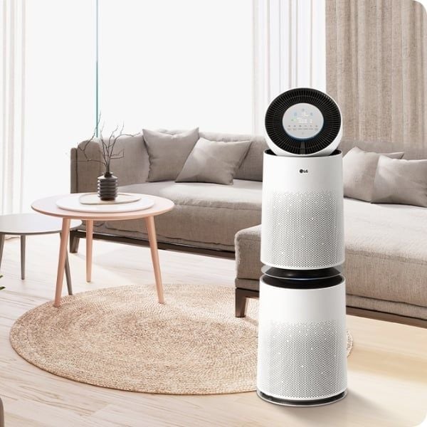 Máy lọc không khí LG PuriCare Plus AS305DWWA 2 tầng 100m2 - Nội địa Hàn